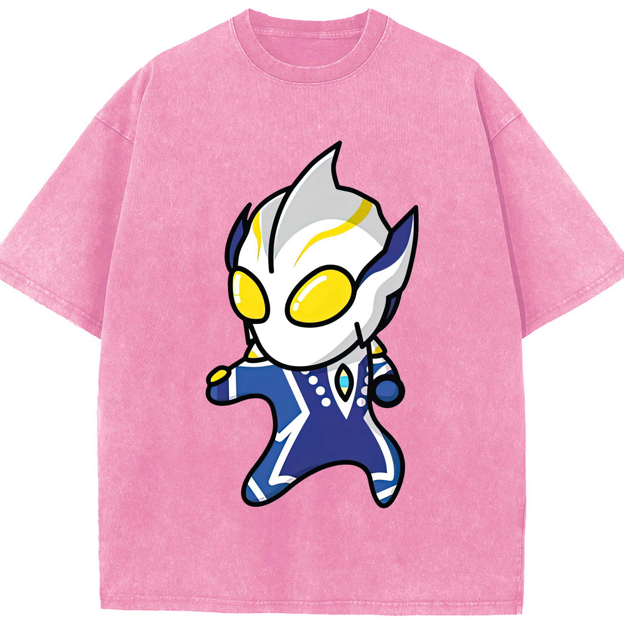 （画像用） ウルトラマン Ultraman 綿100% ヴィンテージ風 半袖Tシャツ（フロントプリント）